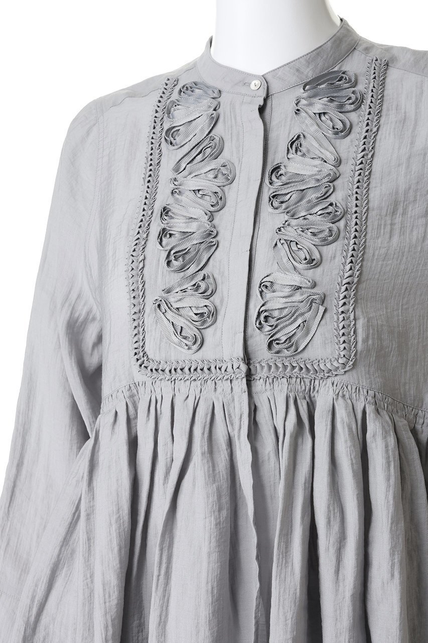 【マリリンムーン/MARILYN MOON】の【SOI-MeME】コードエンブロイダリーダイヤタックブラウス 人気、トレンドファッション・服の通販 founy(ファニー) 　ファッション　Fashion　レディースファッション　Fashion for Women　トップス・カットソー　Cut & Sew Tops　シャツ・ブラウス・オフィスカジュアル　Elegant Blouses & Button-Ups　2026年　2026　おすすめ　Recommended / Our Picks　カフス　Cuff Design　ギャザー　Gathered, Ruffled　シアー　Sheer, See-Through　スリット　Slit, Slit Detail　スリーブ　Sleeve, Long Sleeve / Short Sleeve　リュクス　Luxury, Elegant, High-End, Chic　リラックス　Relax, Relaxed Fit　ルーズ　Loose, Oversized　ロング　Long, Long-Length　ヴィンテージ　Vintage Style　夏　Summer　春　Spring　S/S・春夏　SS, Spring/Summer, Warm Season　other-5|ID: prp329100004837781 ipo3291000000035248819