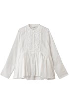 【マリリンムーン/MARILYN MOON】の【SOI-MeME】コードエンブロイダリーダイヤタックブラウス 人気、トレンドファッション・服の通販 founy(ファニー) ファッション Fashion レディースファッション Fashion for Women トップス・カットソー Cut & Sew Tops シャツ・ブラウス・オフィスカジュアル Elegant Blouses & Button-Ups 2026年 2026 おすすめ Recommended / Our Picks カフス Cuff Design ギャザー Gathered, Ruffled シアー Sheer, See-Through スリット Slit, Slit Detail スリーブ Sleeve, Long Sleeve / Short Sleeve リュクス Luxury, Elegant, High-End, Chic リラックス Relax, Relaxed Fit ルーズ Loose, Oversized ロング Long, Long-Length ヴィンテージ Vintage Style 夏 Summer 春 Spring S/S・春夏 SS, Spring/Summer, Warm Season thumbnail オフホワイト|ID: prp329100004837781 ipo3291000000035718464