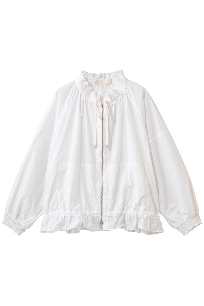 【マリリンムーン/MARILYN MOON】のプリーツシアードルマンブルゾン インテリア・キッズ・メンズ・レディースファッション・服の通販 founy(ファニー) https://founy.com/ ファッション Fashion レディースファッション Fashion for Women アウター Coat / Outerwear Collection レディースジャケット・軽アウター Jackets ブルゾンジャケット・スポーティアウター Blouson Jackets おすすめ Recommended / Our Picks シアー Sheer, See-Through ジャケット Jacket, Outerwear バランス Balance, Style Balance フリル Frill, Ruffle ブルゾン Blouson, Bomber Jacket プリーツ Pleats, Pleated ラッフル Ruffle, Frill 人気 Popular, Best Seller 夏 Summer |ID: prp329100004837782 ipo3291000000036535144