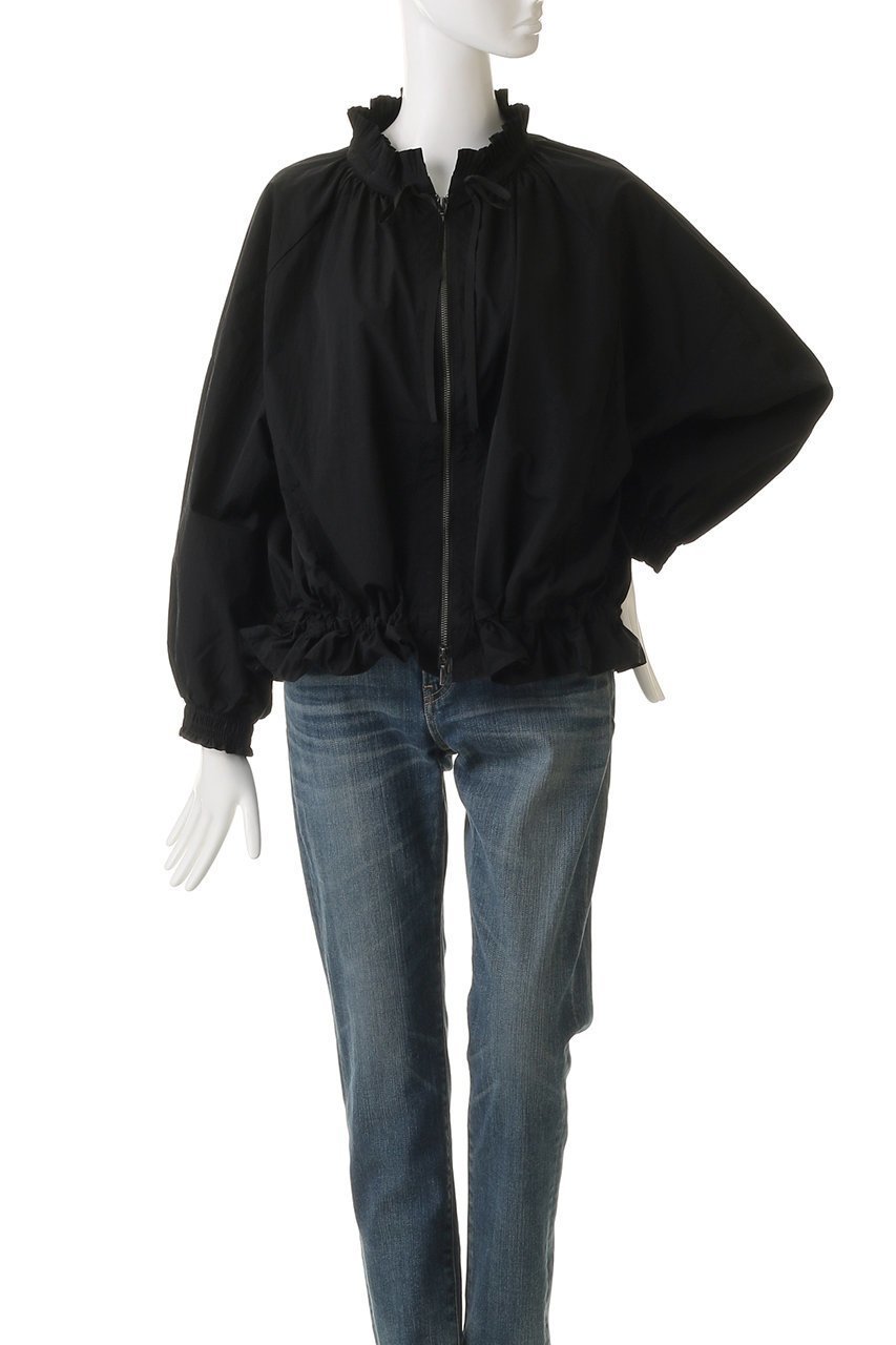 【マリリンムーン/MARILYN MOON】のプリーツシアードルマンブルゾン 人気、トレンドファッション・服の通販 founy(ファニー) 　ファッション　Fashion　レディースファッション　Fashion for Women　アウター　Coat / Outerwear Collection　レディースジャケット・軽アウター　Jackets　ブルゾンジャケット・スポーティアウター　Blouson Jackets　おすすめ　Recommended / Our Picks　シアー　Sheer, See-Through　ジャケット　Jacket, Outerwear　バランス　Balance, Style Balance　フリル　Frill, Ruffle　ブルゾン　Blouson, Bomber Jacket　プリーツ　Pleats, Pleated　ラッフル　Ruffle, Frill　人気　Popular, Best Seller　夏　Summer　other-7|ID: prp329100004837782 ipo3291000000036616861