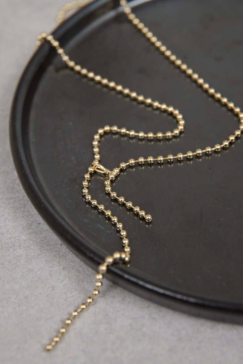 【ガリャルダガランテ/GALLARDAGALANTE】のボールチェーンアレンジネックレス 人気、トレンドファッション・服の通販 founy(ファニー) 　ファッション　Fashion　レディースファッション　Fashion for Women　ジュエリー　Jewelry　ネックレス　Necklaces & Pendants　2026年　2026　チェーン　Chain, Chain Strap　ネックレス　Necklace, Pendant Necklace　バランス　Balance, Style Balance　ロング　Long, Long-Length　エレガント 上品　Elegant　夏　Summer　春　Spring　S/S・春夏　SS, Spring/Summer, Warm Season　other-2|ID: prp329100004838618 ipo3291000000035258756
