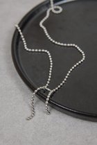 【ガリャルダガランテ/GALLARDAGALANTE】のボールチェーンアレンジネックレス 人気、トレンドファッション・服の通販 founy(ファニー) ファッション Fashion レディースファッション Fashion for Women ジュエリー Jewelry ネックレス Necklaces & Pendants 2026年 2026 チェーン Chain, Chain Strap ネックレス Necklace, Pendant Necklace バランス Balance, Style Balance ロング Long, Long-Length エレガント 上品 Elegant 夏 Summer 春 Spring S/S・春夏 SS, Spring/Summer, Warm Season thumbnail シルバー|ID: prp329100004838618 ipo3291000000036188536