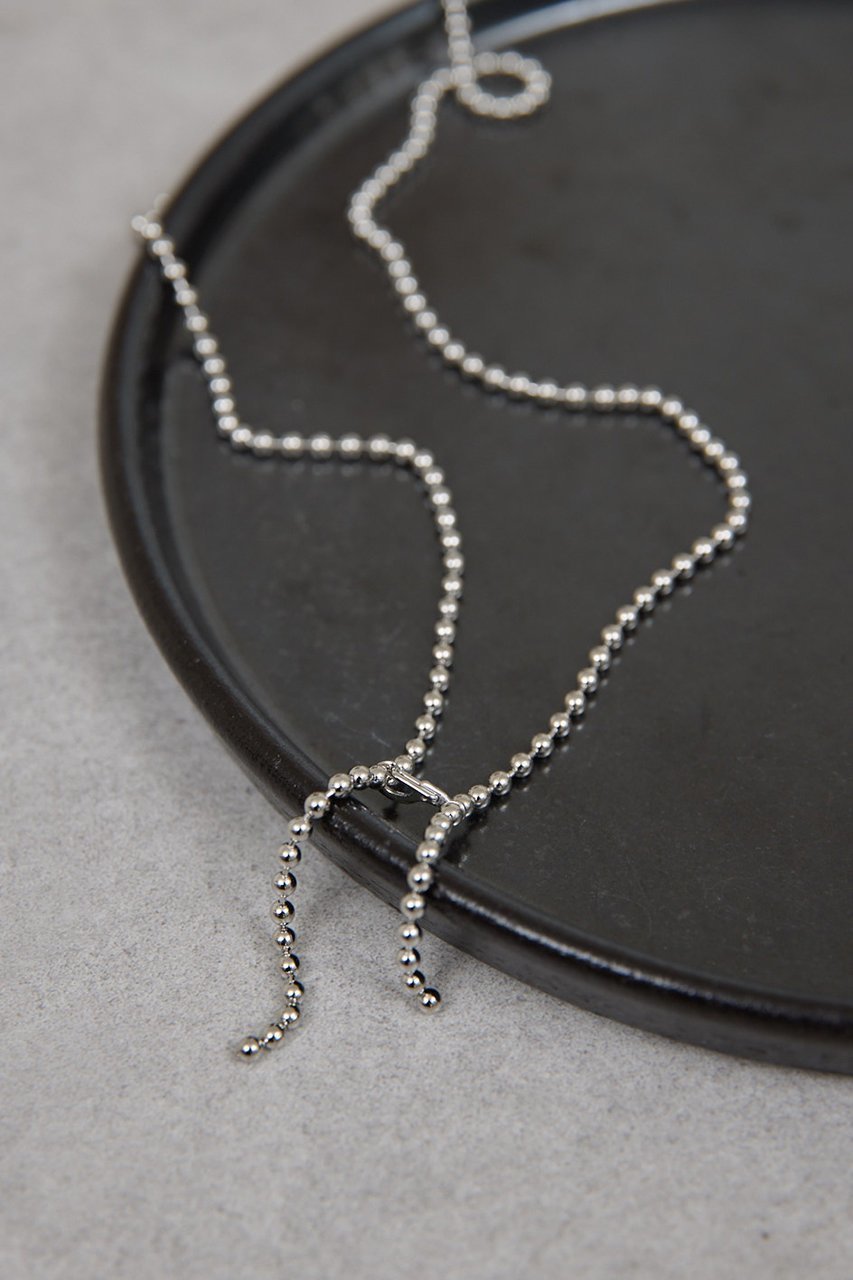 【ガリャルダガランテ/GALLARDAGALANTE】のボールチェーンアレンジネックレス インテリア・キッズ・メンズ・レディースファッション・服の通販 founy(ファニー) 　ファッション　Fashion　レディースファッション　Fashion for Women　ジュエリー　Jewelry　ネックレス　Necklaces & Pendants　2026年　2026　チェーン　Chain, Chain Strap　ネックレス　Necklace, Pendant Necklace　バランス　Balance, Style Balance　ロング　Long, Long-Length　エレガント 上品　Elegant　夏　Summer　春　Spring　S/S・春夏　SS, Spring/Summer, Warm Season　シルバー|ID: prp329100004838618 ipo3291000000036188536