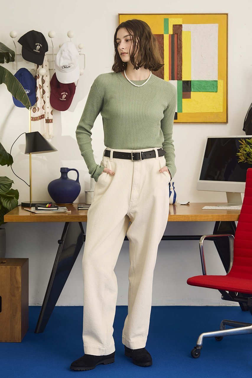 【オブラダ/Oblada】のリブニット 人気、トレンドファッション・服の通販 founy(ファニー) 　ファッション　Fashion　レディースファッション　Fashion for Women　トップス・カットソー　Cut & Sew Tops　ニット　Knit Tops & Sweaters　カジュアルプルオーバー・ニットトップス　Pullovers & Knit Tops / Casual Pullovers　2026年　2026　コンパクト　Compact, Small Size　シンプル　Simple, Minimal　スラックス　Slacks, Dress Pants　デニム　Denim, Jeans Material　リブニット　Rib Knit, Ribbed Knit　夏　Summer　春　Spring　S/S・春夏　SS, Spring/Summer, Warm Season　other-6|ID: prp329100004838643 ipo3291000000036234552