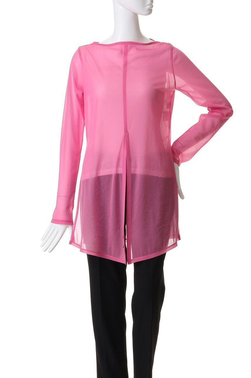 【アンクレイヴ/uncrave】のトリコットシフォン カシュクールトップス 人気、トレンドファッション・服の通販 founy(ファニー) 　ファッション　Fashion　レディースファッション　Fashion for Women　トップス・カットソー　Cut & Sew Tops　シャツ・ブラウス・オフィスカジュアル　Elegant Blouses & Button-Ups　2026年　2026　おすすめ　Recommended / Our Picks　カシュクール　Wrap Design　ギャザー　Gathered, Ruffled　シフォン　Chiffon, Lightweight Fabric　ストレッチ　Stretch, Stretchy Fabric　スリット　Slit, Slit Detail　スリーブ　Sleeve, Long Sleeve / Short Sleeve　フロント　Front, Front Design　ロング　Long, Long-Length　エレガント 上品　Elegant　夏　Summer　春　Spring　S/S・春夏　SS, Spring/Summer, Warm Season　other-2|ID: prp329100004838660 ipo3291000000035259157