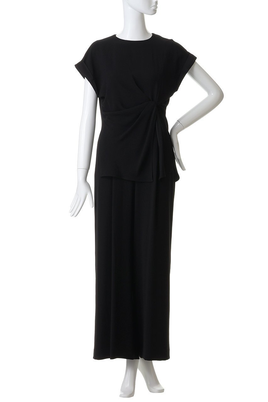 【アンクレイヴ/uncrave】のバックサテンジョーゼット オールインワン 人気、トレンドファッション・服の通販 founy(ファニー) 　ファッション　Fashion　レディースファッション　Fashion for Women　パンツ　Pants & Trousers　バッグ　Bags　2026年　2026　オケージョン　Occasion Wear　サテン　Satin, Glossy Fabric　ストレッチ　Stretch, Stretchy Fabric　セットアップ　Set-Up, Coordinated Outfit　ドレープ　Drape, Draping Fabric　フレア　Flare, Flared　ワイド　Wide, Wide Fit　吸水　Absorbent, Quick-Dry　夏　Summer　春　Spring　S/S・春夏　SS, Spring/Summer, Warm Season　other-2|ID: prp329100004838661 ipo3291000000035259166