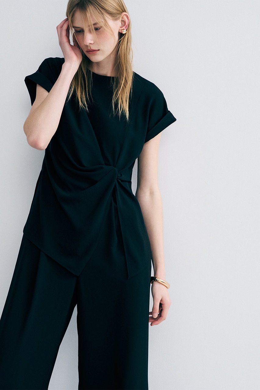 【アンクレイヴ/uncrave】のバックサテンジョーゼット オールインワン 人気、トレンドファッション・服の通販 founy(ファニー) 　ファッション　Fashion　レディースファッション　Fashion for Women　パンツ　Pants & Trousers　バッグ　Bags　2026年　2026　オケージョン　Occasion Wear　サテン　Satin, Glossy Fabric　ストレッチ　Stretch, Stretchy Fabric　セットアップ　Set-Up, Coordinated Outfit　ドレープ　Drape, Draping Fabric　フレア　Flare, Flared　ワイド　Wide, Wide Fit　吸水　Absorbent, Quick-Dry　夏　Summer　春　Spring　S/S・春夏　SS, Spring/Summer, Warm Season　other-6|ID: prp329100004838661 ipo3291000000035443513