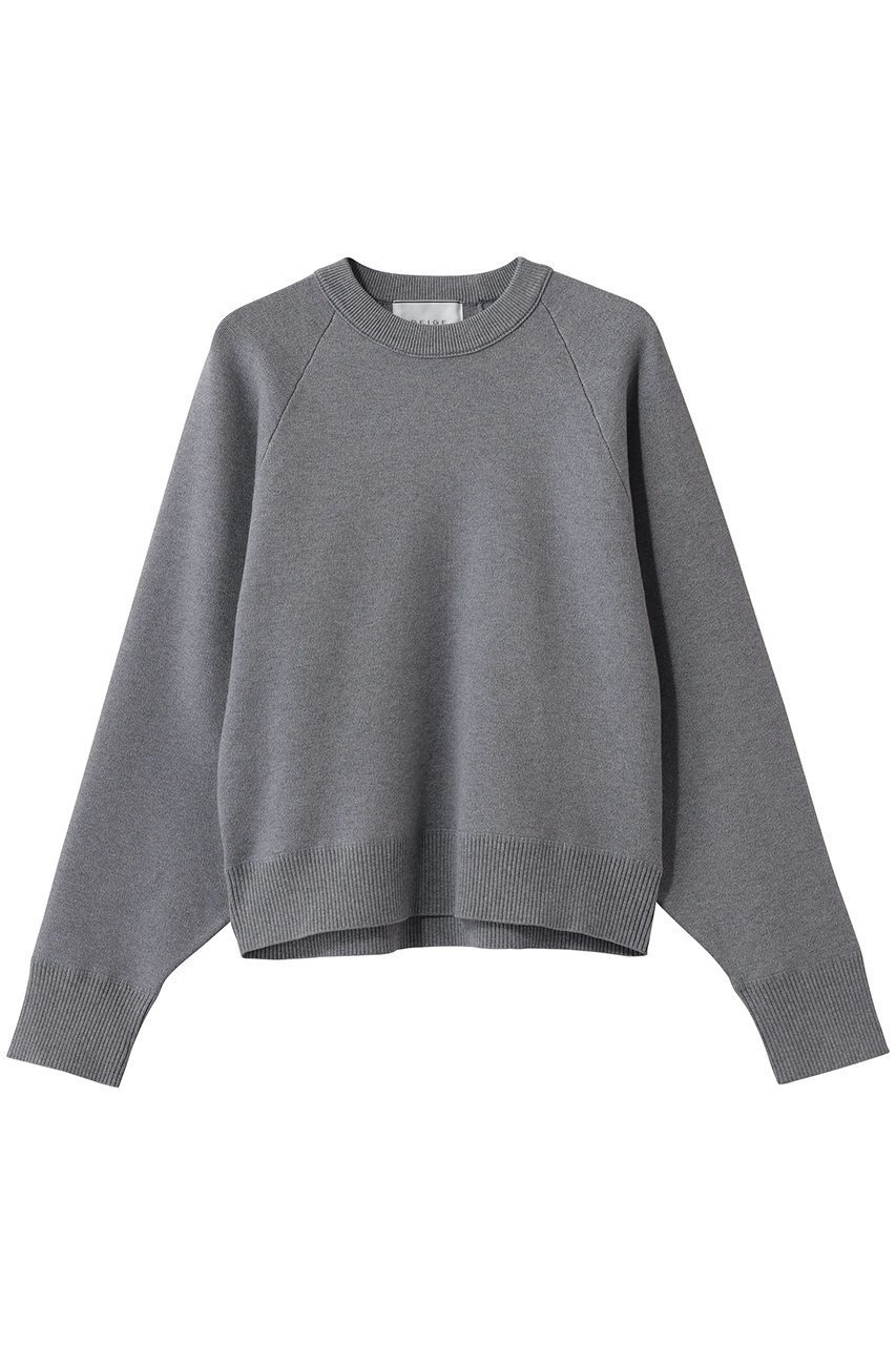 【ベイジ,/BEIGE,】のTAFT(タフト)/コットンカシミヤスウェットニット インテリア・キッズ・メンズ・レディースファッション・服の通販 founy(ファニー) 　ファッション　Fashion　レディースファッション　Fashion for Women　トップス・カットソー　Cut & Sew Tops　ニット　Knit Tops & Sweaters　レディースパーカー・カジュアルフーディー　Casual Hoodies & Sweatshirts　カジュアルプルオーバー・ニットトップス　Pullovers & Knit Tops / Casual Pullovers　スウェット・クルーネックトップス　Sweatshirts & Crewnecks / Relaxed Fit Sweat Tops　スウェット / スエット　Sweatshirt, Sweatwear　スリーブ　Sleeve, Long Sleeve / Short Sleeve　ロング　Long, Long-Length　L.Gray|ID: prp329100004838676 ipo3291000000036006142