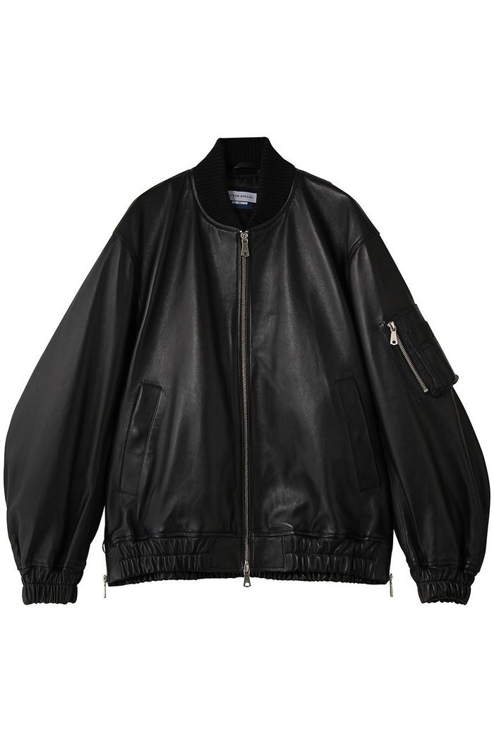 【メゾンスペシャル/MAISON SPECIAL】の【UNISEX】SHEEPレザーMA-1 インテリア・キッズ・メンズ・レディースファッション・服の通販 founy(ファニー) https://founy.com/ ファッション Fashion レディースファッション Fashion for Women アウター Coat / Outerwear Collection コート・ロングコート・ピーコート Long Coats, Peacoats & More MA-1ジャケット MA-1 Bomber Jackets / Flight Jackets ユニセックス Unisex, Genderless ショルダー Shoulder, Shoulder Strap スタイリッシュ Stylish, Fashionable ドロップ Drop Shoulder, Dropped Style フェミニン Feminine, Girly 新作・新入荷 New Arrivals / New In |ID: prp329100004838677 ipo3291000000035259318