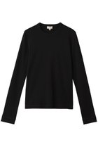 【ブラミンク/BLAMINK】の【BLMK】リブロングスリーブ 人気、トレンドファッション・服の通販 founy(ファニー) ファッション Fashion レディースファッション Fashion for Women トップス・カットソー Cut & Sew Tops シャツ・ブラウス・オフィスカジュアル Elegant Blouses & Button-Ups ロングTシャツ・Tシャツ Longline T-Shirts & Tees カットソー・ベーシックTシャツ Cut-and-Sewn Tops / Stretch Tees & Basics 2026年 2026 インナー Innerwear シンプル Simple, Minimal スリーブ Sleeve, Long Sleeve / Short Sleeve ロング Long, Long-Length エレガント 上品 Elegant 夏 Summer 春 Spring S/S・春夏 SS, Spring/Summer, Warm Season thumbnail ブラック|ID: prp329100004838678 ipo3291000000035259330