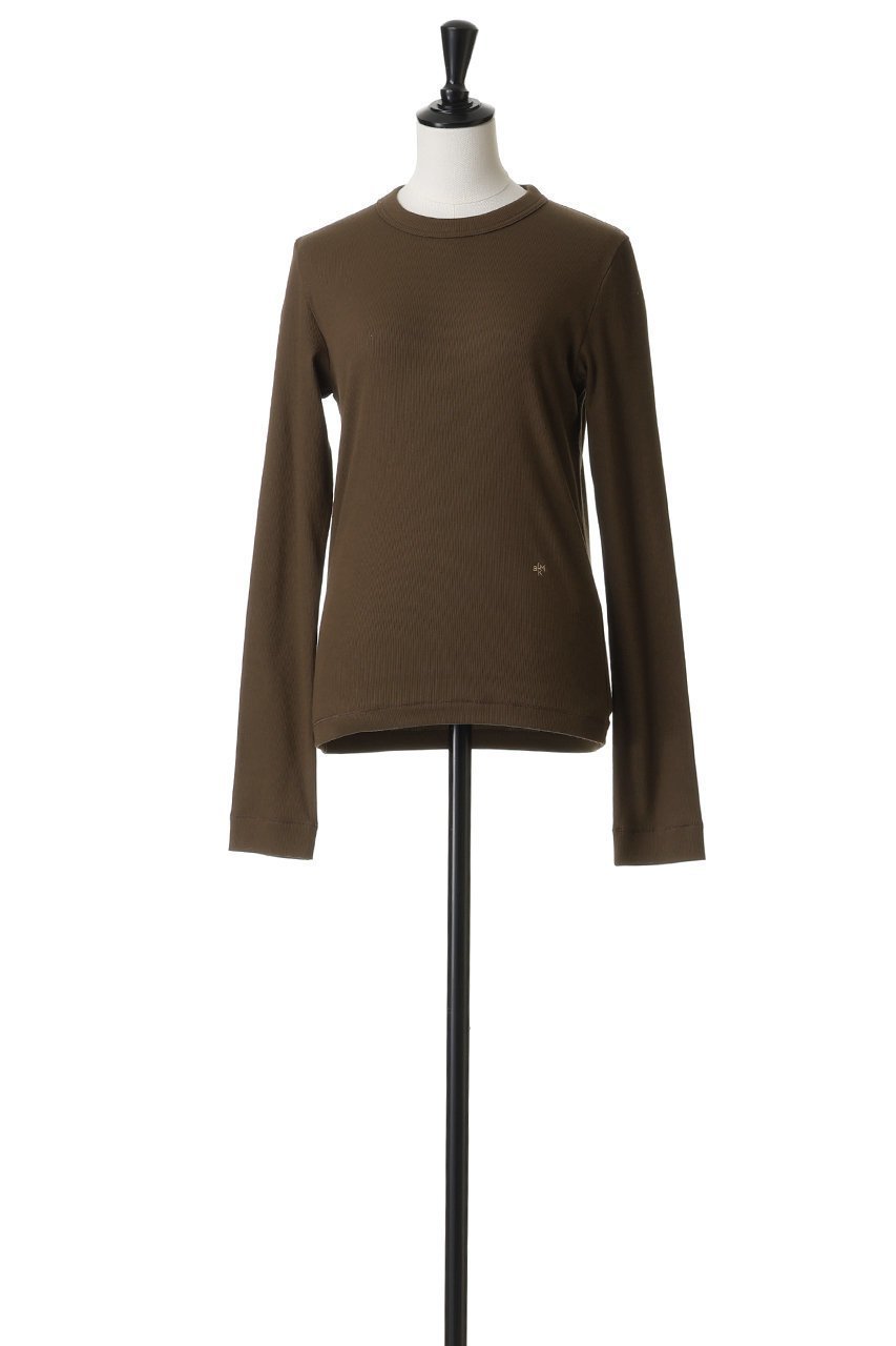 【ブラミンク/BLAMINK】の【BLMK】リブロングスリーブ 人気、トレンドファッション・服の通販 founy(ファニー) 　ファッション　Fashion　レディースファッション　Fashion for Women　トップス・カットソー　Cut & Sew Tops　シャツ・ブラウス・オフィスカジュアル　Elegant Blouses & Button-Ups　ロングTシャツ・Tシャツ　Longline T-Shirts & Tees　カットソー・ベーシックTシャツ　Cut-and-Sewn Tops / Stretch Tees & Basics　2026年　2026　インナー　Innerwear　シンプル　Simple, Minimal　スリーブ　Sleeve, Long Sleeve / Short Sleeve　ロング　Long, Long-Length　エレガント 上品　Elegant　夏　Summer　春　Spring　S/S・春夏　SS, Spring/Summer, Warm Season　other-2|ID: prp329100004838678 ipo3291000000035259333