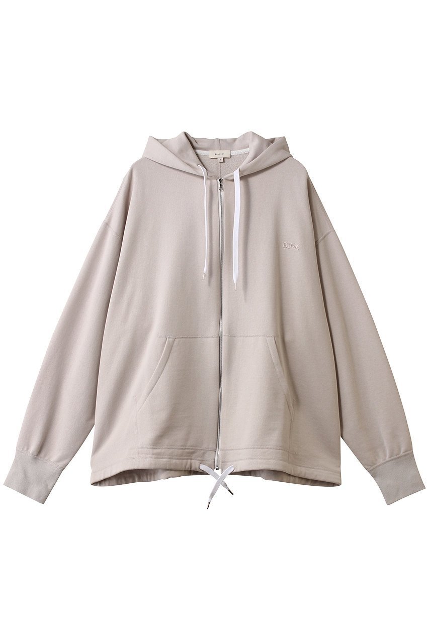 【ブラミンク/BLAMINK】の【BLMK】コットンジップパーカー インテリア・キッズ・メンズ・レディースファッション・服の通販 founy(ファニー) 　ファッション　Fashion　レディースファッション　Fashion for Women　トップス・カットソー　Cut & Sew Tops　シャツ・ブラウス・オフィスカジュアル　Elegant Blouses & Button-Ups　レディースパーカー・カジュアルフーディー　Casual Hoodies & Sweatshirts　ロングTシャツ・Tシャツ　Longline T-Shirts & Tees　スウェット・クルーネックトップス　Sweatshirts & Crewnecks / Relaxed Fit Sweat Tops　カットソー・ベーシックTシャツ　Cut-and-Sewn Tops / Stretch Tees & Basics　2026年　2026　シンプル　Simple, Minimal　フォルム　Silhouette, Form　エレガント 上品　Elegant　夏　Summer　春　Spring　S/S・春夏　SS, Spring/Summer, Warm Season　ベージュ|ID: prp329100004838681 ipo3291000000036006174