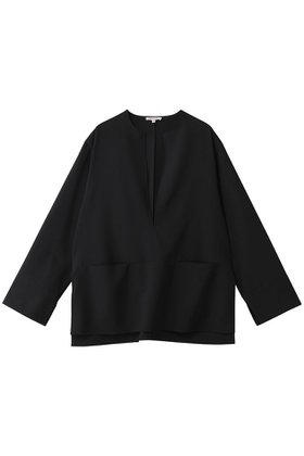 【ブラミンク/BLAMINK】の【BLMK】スリットネックブラウス 人気、トレンドファッション・服の通販 founy(ファニー) ファッション Fashion レディースファッション Fashion for Women トップス・カットソー Cut & Sew Tops シャツ・ブラウス・オフィスカジュアル Elegant Blouses & Button-Ups 2026年 2026 なめらか Smooth, Silky Texture インナー Innerwear シアー Sheer, See-Through スリット Slit, Slit Detail スリーブ Sleeve, Long Sleeve / Short Sleeve ロング Long, Long-Length エレガント 上品 Elegant 夏 Summer 春 Spring S/S・春夏 SS, Spring/Summer, Warm Season |ID:prp329100004838685