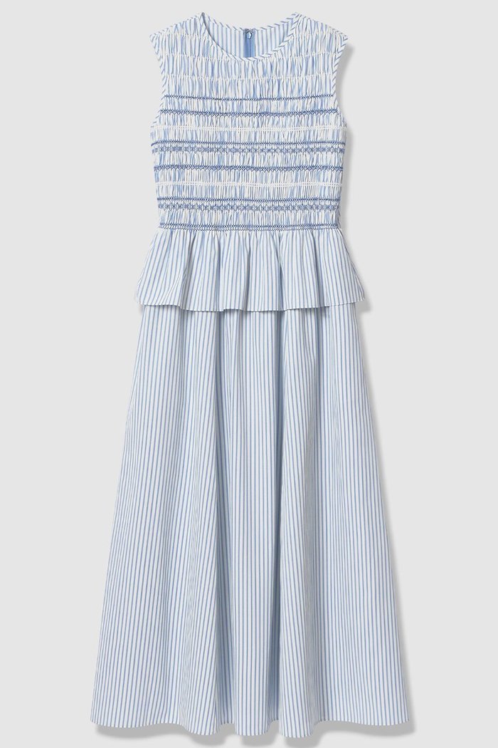 【アナイ/ANAYI】のカラーストライプスモッキング ワンピース インテリア・キッズ・メンズ・レディースファッション・服の通販 founy(ファニー) https://founy.com/ ファッション Fashion レディースファッション Fashion for Women ワンピース Dresses チュニック Tunic Tops & Dresses 2026年 2026 エレガント 上品 Elegant ストライプ Stripe, Striped Pattern スモッキング Smocking, Gathered Stitching チュニック Tunic, Long Top フェミニン Feminine, Girly ペプラム Peplum, Flared Hem ロング Long, Long-Length 夏 Summer 春 Spring S/S・春夏 SS, Spring/Summer, Warm Season |ID: prp329100004838688 ipo3291000000035259406