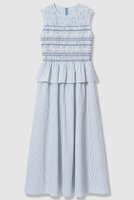 【アナイ/ANAYI】のカラーストライプスモッキング ワンピース 人気、トレンドファッション・服の通販 founy(ファニー) ファッション Fashion レディースファッション Fashion for Women ワンピース Dresses チュニック Tunic Tops & Dresses 2026年 2026 エレガント 上品 Elegant ストライプ Stripe, Striped Pattern スモッキング Smocking, Gathered Stitching チュニック Tunic, Long Top フェミニン Feminine, Girly ペプラム Peplum, Flared Hem ロング Long, Long-Length 夏 Summer 春 Spring S/S・春夏 SS, Spring/Summer, Warm Season |ID:prp329100004838688