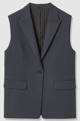 【アナイ/ANAYI】 【セットアップ対象商品】シャークスキンピークドラペルジレ人気、トレンドファッション・服の通販 founy(ファニー) ファッション Fashion レディースファッション Fashion for Women アウター Coat / Outerwear Collection レディースジャケット・軽アウター Jackets 2026年 2026 ジャケット Jacket, Outerwear セットアップ Set-Up, Coordinated Outfit フォルム Silhouette, Form ベスト Vest, Waistcoat エレガント 上品 Elegant 夏 Summer 春 Spring S/S・春夏 SS, Spring/Summer, Warm Season |ID:prp329100004838692