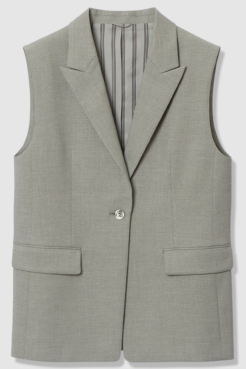 【アナイ/ANAYI】の【セットアップ対象商品】シャークスキンピークドラペルジレ インテリア・キッズ・メンズ・レディースファッション・服の通販 founy(ファニー) 　ファッション　Fashion　レディースファッション　Fashion for Women　アウター　Coat / Outerwear Collection　レディースジャケット・軽アウター　Jackets　2026年　2026　ジャケット　Jacket, Outerwear　セットアップ　Set-Up, Coordinated Outfit　フォルム　Silhouette, Form　ベスト　Vest, Waistcoat　エレガント 上品　Elegant　夏　Summer　春　Spring　S/S・春夏　SS, Spring/Summer, Warm Season　ブラック系|ID: prp329100004838692 ipo3291000000035259440