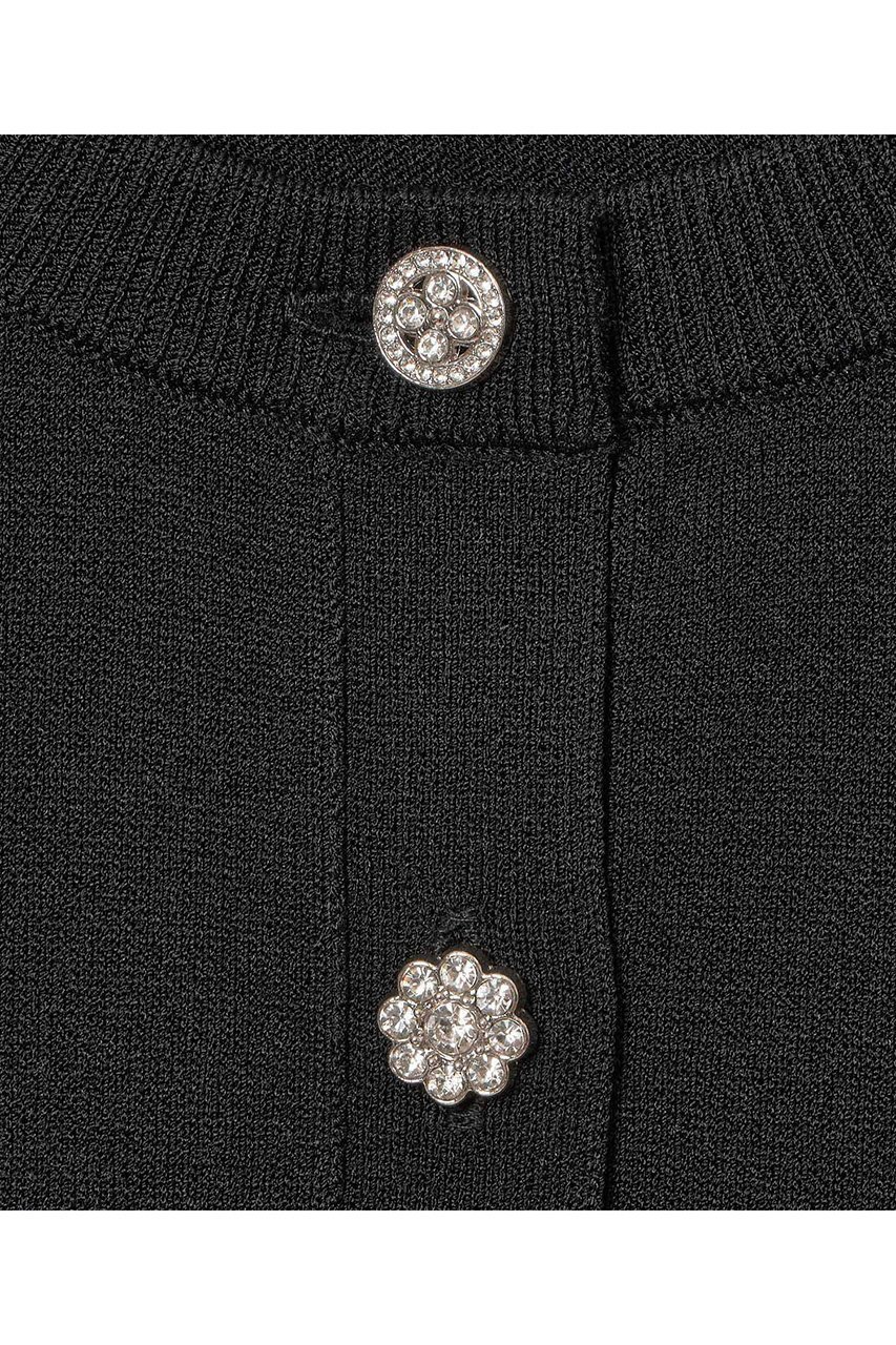 【アナイ/ANAYI】のアソートビジュー釦クルー カーディガン 人気、トレンドファッション・服の通販 founy(ファニー) 　ファッション　Fashion　レディースファッション　Fashion for Women　トップス・カットソー　Cut & Sew Tops　ニット　Knit Tops & Sweaters　カーディガン・羽織り　Layered Style Cardigans　2026年　2026　カーディガン　Cardigan, Knitwear　コンパクト　Compact, Small Size　ストレッチ　Stretch, Stretchy Fabric　ビジュー　Bijou, Jewel-like Accent　エレガント 上品　Elegant　夏　Summer　春　Spring　S/S・春夏　SS, Spring/Summer, Warm Season　other-5|ID: prp329100004838693 ipo3291000000035259452