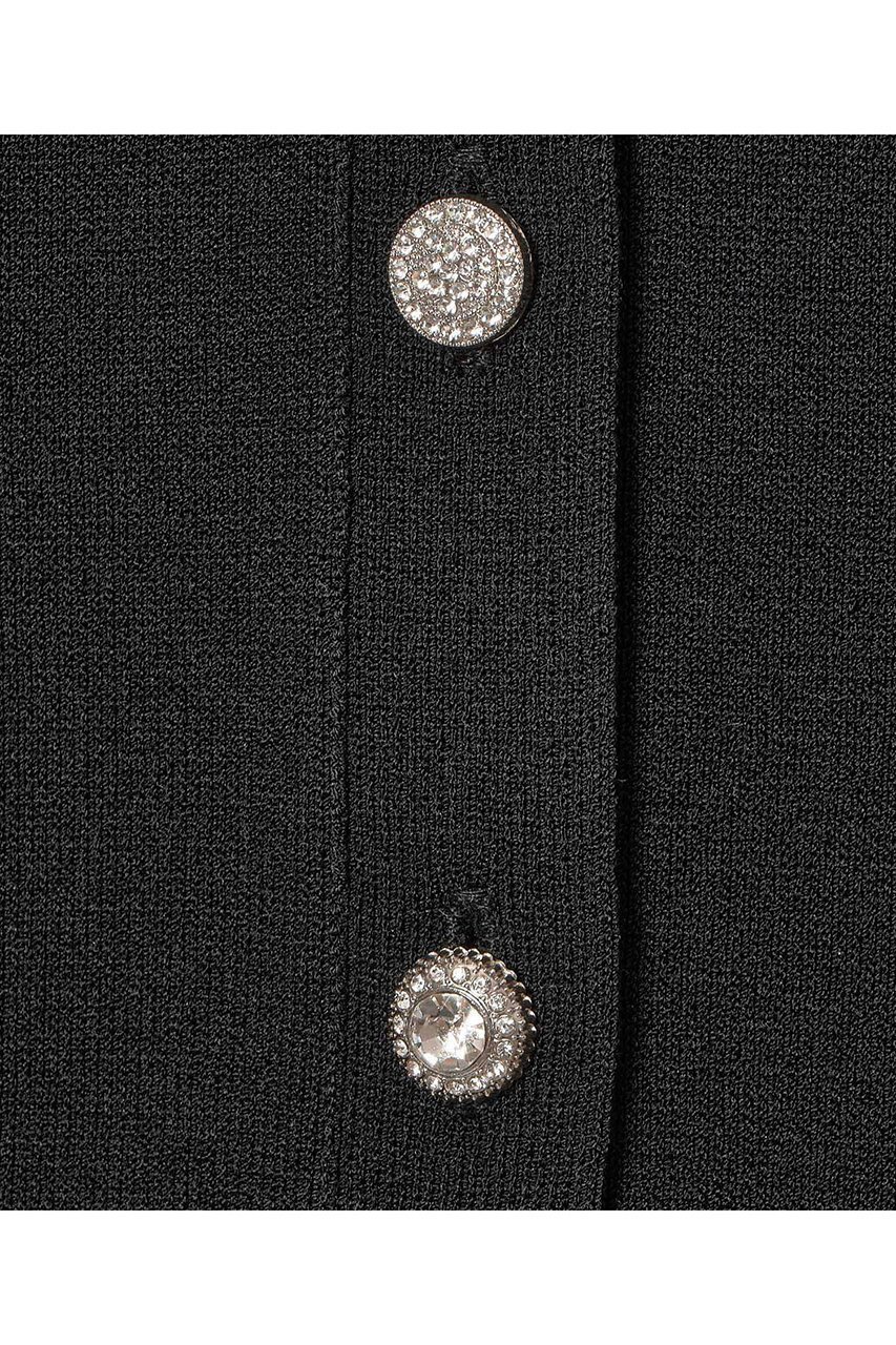 【アナイ/ANAYI】のアソートビジュー釦クルー カーディガン 人気、トレンドファッション・服の通販 founy(ファニー) 　ファッション　Fashion　レディースファッション　Fashion for Women　トップス・カットソー　Cut & Sew Tops　ニット　Knit Tops & Sweaters　カーディガン・羽織り　Layered Style Cardigans　2026年　2026　カーディガン　Cardigan, Knitwear　コンパクト　Compact, Small Size　ストレッチ　Stretch, Stretchy Fabric　ビジュー　Bijou, Jewel-like Accent　エレガント 上品　Elegant　夏　Summer　春　Spring　S/S・春夏　SS, Spring/Summer, Warm Season　other-6|ID: prp329100004838693 ipo3291000000035259453