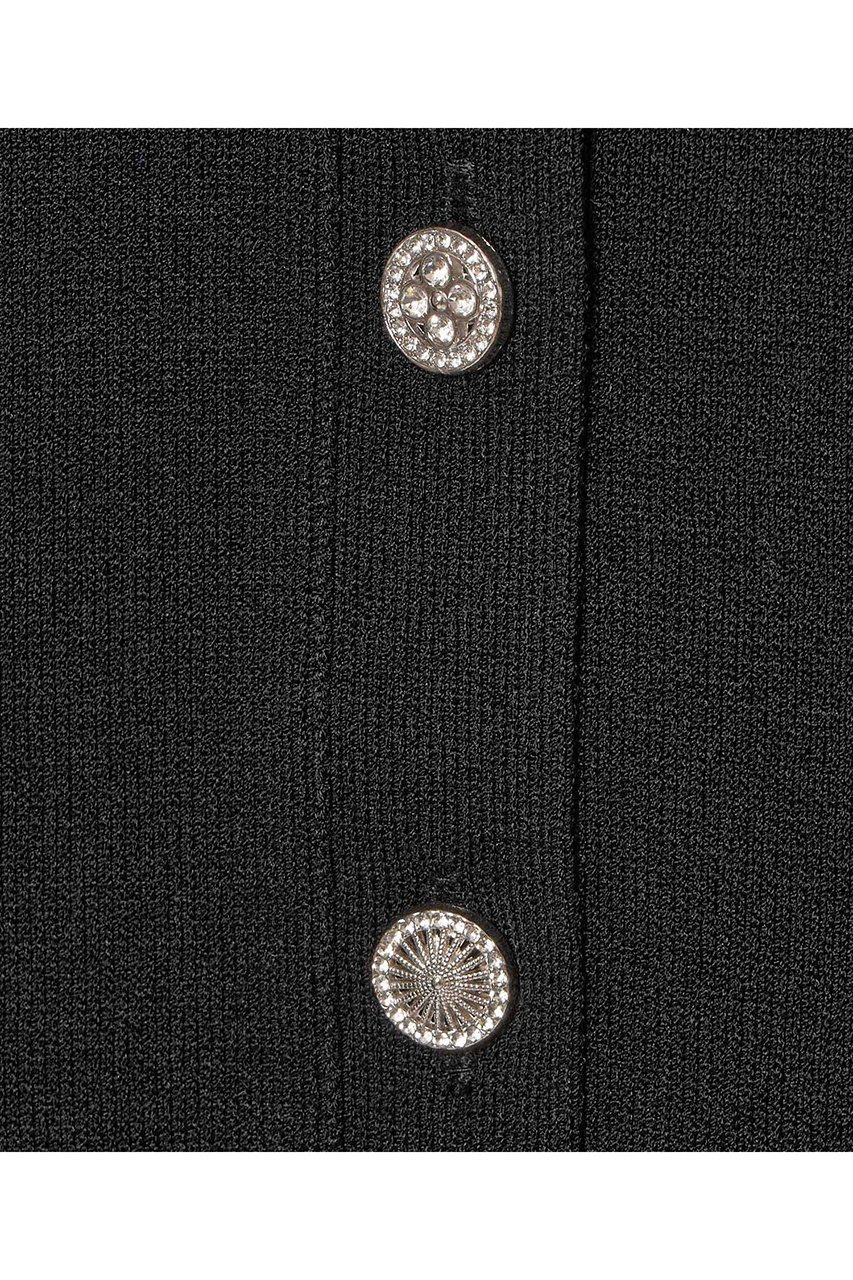 【アナイ/ANAYI】のアソートビジュー釦クルー カーディガン 人気、トレンドファッション・服の通販 founy(ファニー) 　ファッション　Fashion　レディースファッション　Fashion for Women　トップス・カットソー　Cut & Sew Tops　ニット　Knit Tops & Sweaters　カーディガン・羽織り　Layered Style Cardigans　2026年　2026　カーディガン　Cardigan, Knitwear　コンパクト　Compact, Small Size　ストレッチ　Stretch, Stretchy Fabric　ビジュー　Bijou, Jewel-like Accent　エレガント 上品　Elegant　夏　Summer　春　Spring　S/S・春夏　SS, Spring/Summer, Warm Season　other-7|ID: prp329100004838693 ipo3291000000035259454