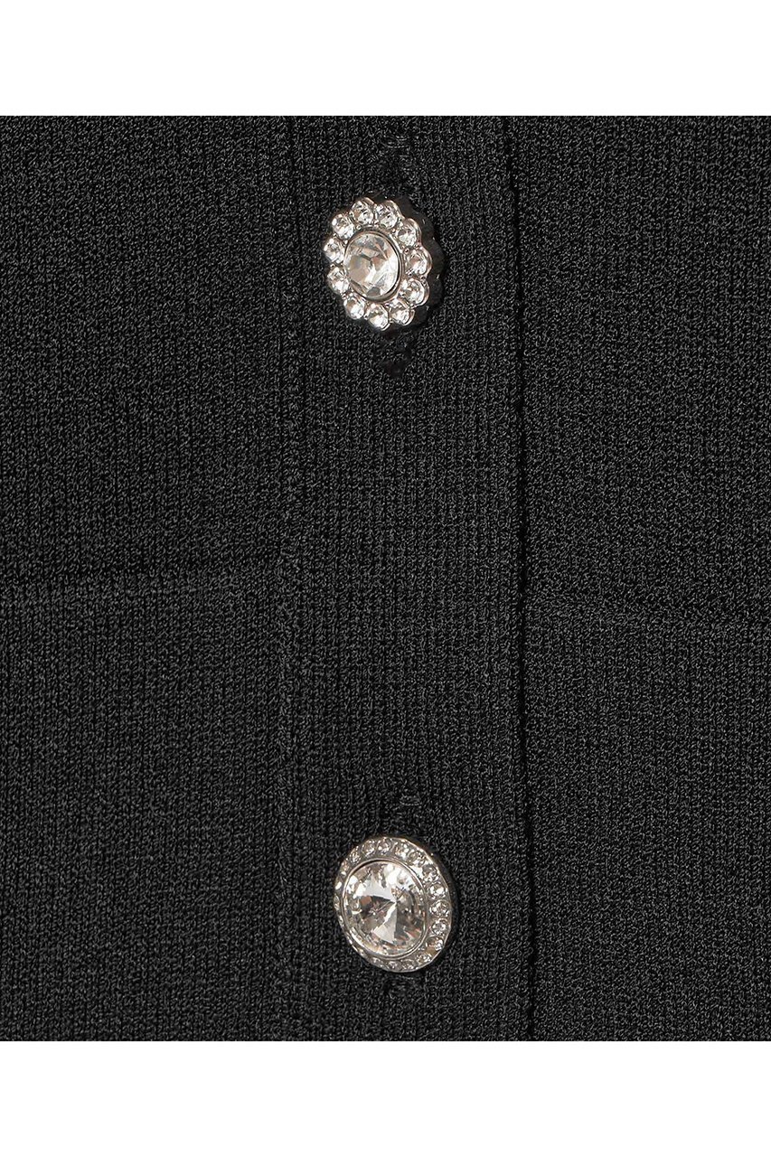 【アナイ/ANAYI】のアソートビジュー釦クルー カーディガン 人気、トレンドファッション・服の通販 founy(ファニー) 　ファッション　Fashion　レディースファッション　Fashion for Women　トップス・カットソー　Cut & Sew Tops　ニット　Knit Tops & Sweaters　カーディガン・羽織り　Layered Style Cardigans　2026年　2026　カーディガン　Cardigan, Knitwear　コンパクト　Compact, Small Size　ストレッチ　Stretch, Stretchy Fabric　ビジュー　Bijou, Jewel-like Accent　エレガント 上品　Elegant　夏　Summer　春　Spring　S/S・春夏　SS, Spring/Summer, Warm Season　other-8|ID: prp329100004838693 ipo3291000000035259455