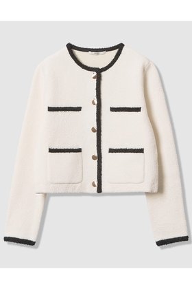 【アナイ/ANAYI】のコットンブークレ配色 カーディガン 人気、トレンドファッション・服の通販 founy(ファニー) ファッション Fashion レディースファッション Fashion for Women トップス・カットソー Cut & Sew Tops ニット Knit Tops & Sweaters カーディガン・羽織り Layered Style Cardigans 2026年 2026 おすすめ Recommended / Our Picks カーディガン Cardigan, Knitwear セットアップ Set-Up, Coordinated Outfit ダブル Double, Double-Breasted パイピング Piping, Trim Design ポケット Pocket, Pocket Detail 夏 Summer 春 Spring S/S・春夏 SS, Spring/Summer, Warm Season |ID:prp329100004838695