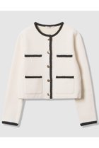 【アナイ/ANAYI】のコットンブークレ配色 カーディガン 人気、トレンドファッション・服の通販 founy(ファニー) ファッション Fashion レディースファッション Fashion for Women トップス・カットソー Cut & Sew Tops ニット Knit Tops & Sweaters カーディガン・羽織り Layered Style Cardigans 2026年 2026 おすすめ Recommended / Our Picks カーディガン Cardigan, Knitwear セットアップ Set-Up, Coordinated Outfit ダブル Double, Double-Breasted パイピング Piping, Trim Design ポケット Pocket, Pocket Detail 夏 Summer 春 Spring S/S・春夏 SS, Spring/Summer, Warm Season thumbnail ホワイト系|ID: prp329100004838695 ipo3291000000036188790