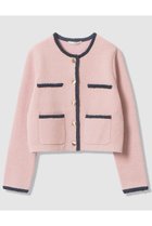 【アナイ/ANAYI】のコットンブークレ配色 カーディガン 人気、トレンドファッション・服の通販 founy(ファニー) ファッション Fashion レディースファッション Fashion for Women トップス・カットソー Cut & Sew Tops ニット Knit Tops & Sweaters カーディガン・羽織り Layered Style Cardigans 2026年 2026 おすすめ Recommended / Our Picks カーディガン Cardigan, Knitwear セットアップ Set-Up, Coordinated Outfit ダブル Double, Double-Breasted パイピング Piping, Trim Design ポケット Pocket, Pocket Detail 夏 Summer 春 Spring S/S・春夏 SS, Spring/Summer, Warm Season thumbnail ピンク|ID: prp329100004838695 ipo3291000000036188791