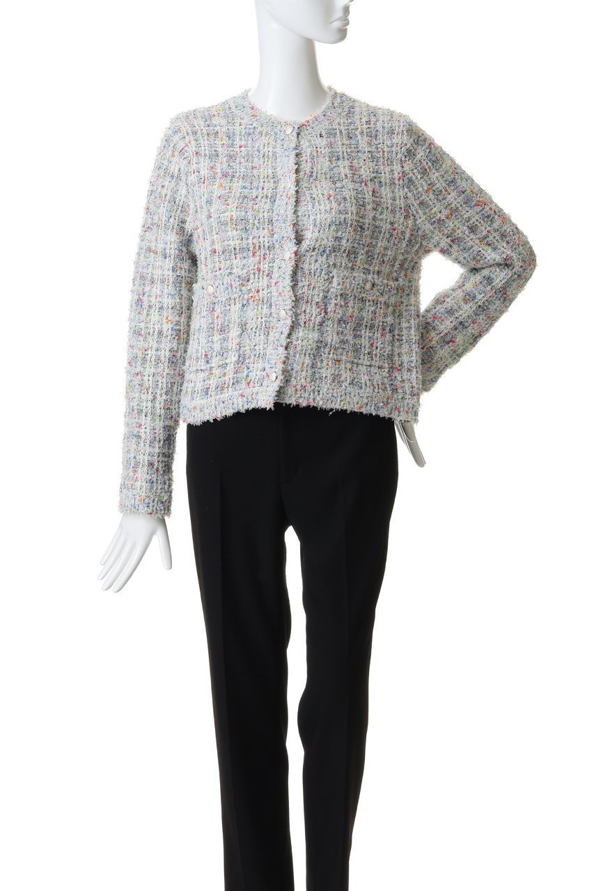 【アナイ/ANAYI】のマルティプルニットツイードジャケット 人気、トレンドファッション・服の通販 founy(ファニー) 　ファッション　Fashion　レディースファッション　Fashion for Women　アウター　Coat / Outerwear Collection　レディースジャケット・軽アウター　Jackets　2026年　2026　ジャケット　Jacket, Outerwear　スリーブ　Sleeve, Long Sleeve / Short Sleeve　ツイード　Twill, Twill Weave　フェミニン　Feminine, Girly　メタル　Metal, Metal Parts　ロング　Long, Long-Length　夏　Summer　春　Spring　S/S・春夏　SS, Spring/Summer, Warm Season　other-2|ID: prp329100004838700 ipo3291000000035259515