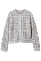 【アナイ/ANAYI】のマルティプルニットツイードジャケット ブルー|ID: prp329100004838700 ipo3291000000035775832