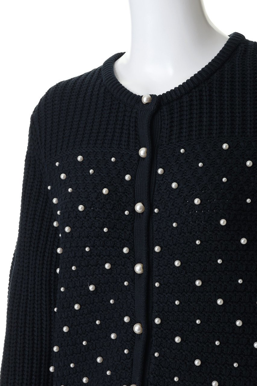 【アナイ/ANAYI】のパールスタッズカーディガン 人気、トレンドファッション・服の通販 founy(ファニー) 　ファッション　Fashion　レディースファッション　Fashion for Women　トップス・カットソー　Cut & Sew Tops　ニット　Knit Tops & Sweaters　カーディガン・羽織り　Layered Style Cardigans　2026年　2026　カーディガン　Cardigan, Knitwear　コンパクト　Compact, Small Size　ストライプ　Stripe, Striped Pattern　スリーブ　Sleeve, Long Sleeve / Short Sleeve　ベーシック　Basic, Essential　ロング　Long, Long-Length　エレガント 上品　Elegant　夏　Summer　春　Spring　S/S・春夏　SS, Spring/Summer, Warm Season　other-5|ID: prp329100004838701 ipo3291000000035259528