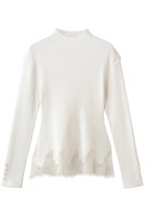 【アルアバイル/allureville】のレースドッキングリブプルオーバー 人気、トレンドファッション・服の通販 founy(ファニー) ファッション Fashion レディースファッション Fashion for Women トップス・カットソー Cut & Sew Tops ニット Knit Tops & Sweaters カジュアルプルオーバー・ニットトップス Pullovers & Knit Tops / Casual Pullovers 2026年 2026 おすすめ Recommended / Our Picks エレガント 上品 Elegant セットアップ Set-Up, Coordinated Outfit ドッキング Docking, Mixed Material フェミニン Feminine, Girly ペプラム Peplum, Flared Hem モックネック Mock Neck, Short Turtleneck レース Lace, Lace Fabric 夏 Summer 春 Spring S/S・春夏 SS, Spring/Summer, Warm Season |ID:prp329100004838702