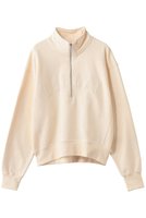 【アルアバイル/allureville】のハーフジップ刺繍プルオーバー 人気、トレンドファッション・服の通販 founy(ファニー) ファッション Fashion レディースファッション Fashion for Women トップス・カットソー Cut & Sew Tops シャツ・ブラウス・オフィスカジュアル Elegant Blouses & Button-Ups レディースパーカー・カジュアルフーディー Casual Hoodies & Sweatshirts ロングTシャツ・Tシャツ Longline T-Shirts & Tees カジュアルプルオーバー・ニットトップス Pullovers & Knit Tops / Casual Pullovers スウェット・クルーネックトップス Sweatshirts & Crewnecks / Relaxed Fit Sweat Tops カットソー・ベーシックTシャツ Cut-and-Sewn Tops / Stretch Tees & Basics 2026年 2026 スタイリッシュ Stylish, Fashionable デニム Denim, Jeans Material 夏 Summer 春 Spring S/S・春夏 SS, Spring/Summer, Warm Season |ID:prp329100004838703