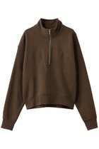 【アルアバイル/allureville】のハーフジップ刺繍プルオーバー 人気、トレンドファッション・服の通販 founy(ファニー) ファッション Fashion レディースファッション Fashion for Women トップス・カットソー Cut & Sew Tops シャツ・ブラウス・オフィスカジュアル Elegant Blouses & Button-Ups レディースパーカー・カジュアルフーディー Casual Hoodies & Sweatshirts ロングTシャツ・Tシャツ Longline T-Shirts & Tees カジュアルプルオーバー・ニットトップス Pullovers & Knit Tops / Casual Pullovers スウェット・クルーネックトップス Sweatshirts & Crewnecks / Relaxed Fit Sweat Tops カットソー・ベーシックTシャツ Cut-and-Sewn Tops / Stretch Tees & Basics 2026年 2026 スタイリッシュ Stylish, Fashionable デニム Denim, Jeans Material 夏 Summer 春 Spring S/S・春夏 SS, Spring/Summer, Warm Season thumbnail カーキ|ID: prp329100004838703 ipo3291000000035259538