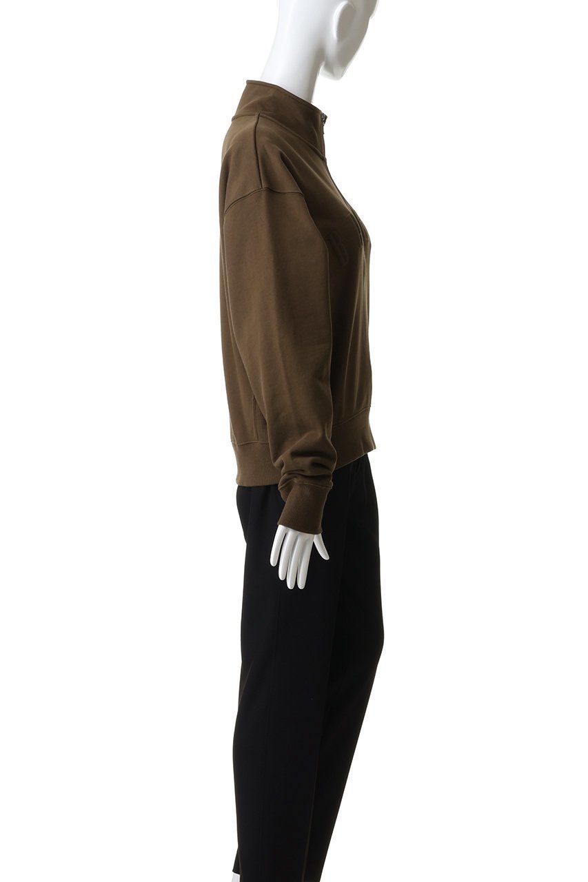 【アルアバイル/allureville】のハーフジップ刺繍プルオーバー 人気、トレンドファッション・服の通販 founy(ファニー) 　ファッション　Fashion　レディースファッション　Fashion for Women　トップス・カットソー　Cut & Sew Tops　シャツ・ブラウス・オフィスカジュアル　Elegant Blouses & Button-Ups　レディースパーカー・カジュアルフーディー　Casual Hoodies & Sweatshirts　ロングTシャツ・Tシャツ　Longline T-Shirts & Tees　カジュアルプルオーバー・ニットトップス　Pullovers & Knit Tops / Casual Pullovers　スウェット・クルーネックトップス　Sweatshirts & Crewnecks / Relaxed Fit Sweat Tops　カットソー・ベーシックTシャツ　Cut-and-Sewn Tops / Stretch Tees & Basics　2026年　2026　スタイリッシュ　Stylish, Fashionable　デニム　Denim, Jeans Material　夏　Summer　春　Spring　S/S・春夏　SS, Spring/Summer, Warm Season　other-3|ID: prp329100004838703 ipo3291000000035259540