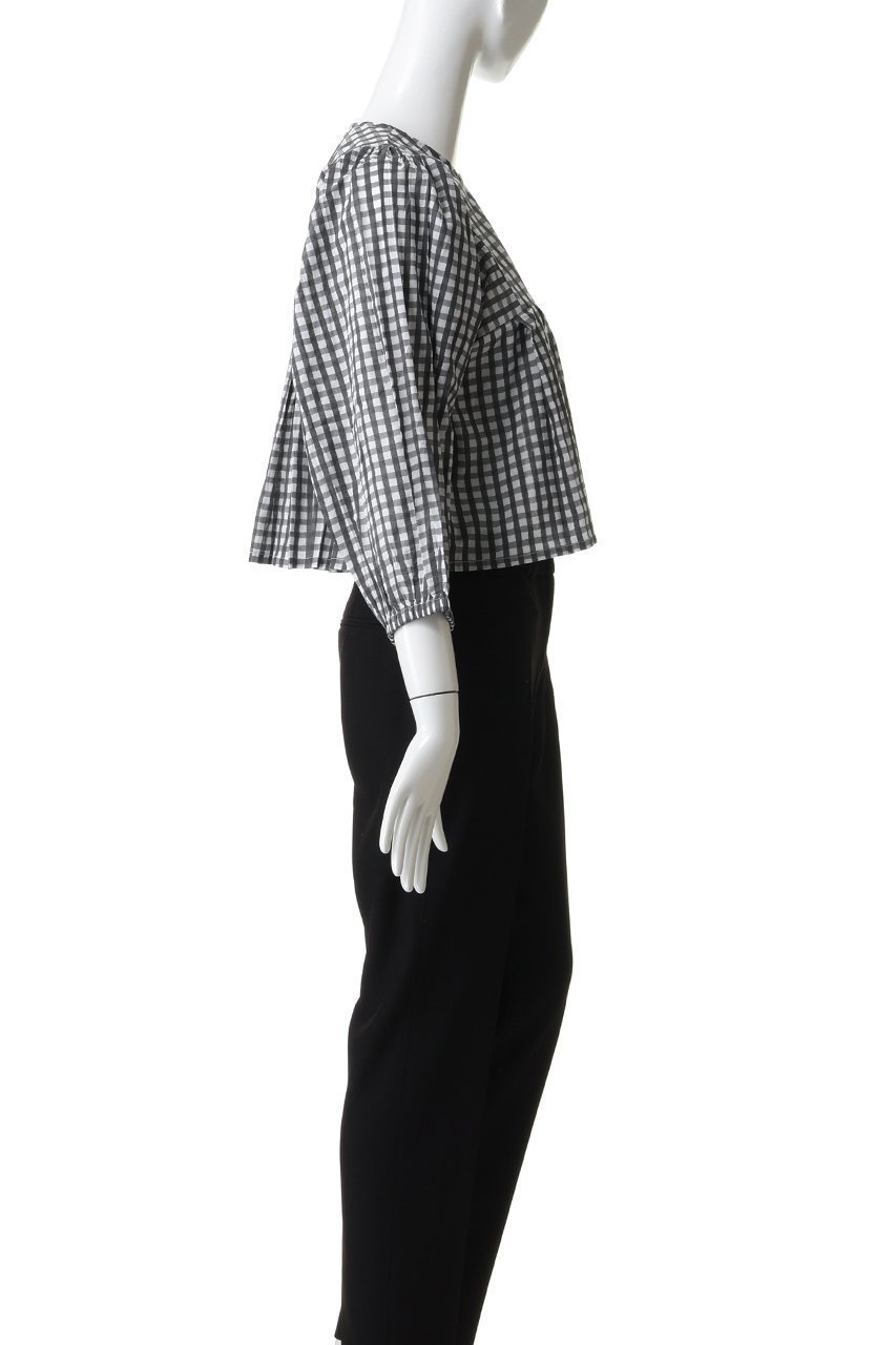 【エスゼット ブロックプリント/SZ Blockprints】のEVA TOP GINGHAM ブラウス 人気、トレンドファッション・服の通販 founy(ファニー) 　ファッション　Fashion　レディースファッション　Fashion for Women　トップス・カットソー　Cut & Sew Tops　シャツ・ブラウス・オフィスカジュアル　Elegant Blouses & Button-Ups　2026年　2026　ギンガム　Gingham, Gingham Fabric　ショート　Short, Short Length　スリーブ　Sleeve, Long Sleeve / Short Sleeve　チェック　Check, Plaid, Tartan　デニム　Denim, Jeans Material　フェミニン　Feminine, Girly　フレア　Flare, Flared　ブロック　Block, Solid Block Pattern　プリント　Print, Printed Pattern　ロング　Long, Long-Length　今季　This Season, Current Season　夏　Summer　春　Spring　S/S・春夏　SS, Spring/Summer, Warm Season　other-3|ID: prp329100004838707 ipo3291000000035259574