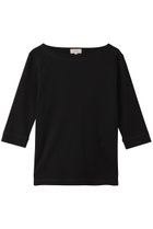 【ブラミンク/BLAMINK】の【BLMK】リブハーフスリーブ 人気、トレンドファッション・服の通販 founy(ファニー) ファッション Fashion レディースファッション Fashion for Women トップス・カットソー Cut & Sew Tops シャツ・ブラウス・オフィスカジュアル Elegant Blouses & Button-Ups ロングTシャツ・Tシャツ Longline T-Shirts & Tees カットソー・ベーシックTシャツ Cut-and-Sewn Tops / Stretch Tees & Basics 2026年 2026 ショート Short, Short Length スリーブ Sleeve, Long Sleeve / Short Sleeve デコルテ Décolleté, Neckline ハーフ Half, Half-Length フロント Front, Front Design エレガント 上品 Elegant 夏 Summer 春 Spring S/S・春夏 SS, Spring/Summer, Warm Season thumbnail ブラック|ID: prp329100004838711 ipo3291000000035259600