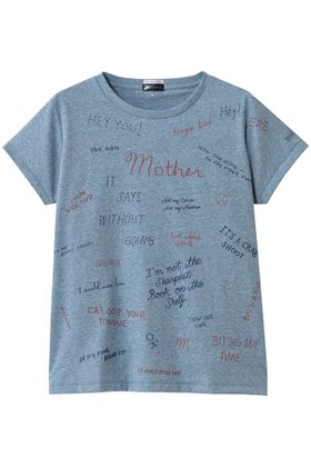 【マザー/MOTHER】 THE BOXY GOODIE GOODIE ロゴプリントTシャツ (TNT)人気、トレンドファッション・服の通販 founy(ファニー) ファッション Fashion レディースファッション Fashion for Women トップス・カットソー Cut & Sew Tops シャツ・ブラウス・オフィスカジュアル Elegant Blouses & Button-Ups ロングTシャツ・Tシャツ Longline T-Shirts & Tees カットソー・ベーシックTシャツ Cut-and-Sewn Tops / Stretch Tees & Basics 2026年 2026 ショート Short, Short Length スリム Slim, Slim Fit スリーブ Sleeve, Long Sleeve / Short Sleeve フィット Fit, Slim Fit プリント Print, Printed Pattern 夏 Summer 春 Spring S/S・春夏 SS, Spring/Summer, Warm Season |ID:prp329100004838762