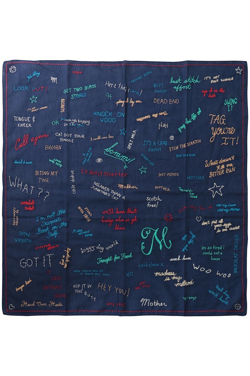 【マザー/MOTHER】のTHE SCARF IT DOWN ロゴプリントスカーフ (GBB) 人気、トレンドファッション・服の通販 founy(ファニー) 　ファッション　Fashion　レディースファッション　Fashion for Women　ストール　Soft & Warm Scarves　マフラー・スヌード / 冬小物の定番　Scarves & Mufflers　2026年　2026　なめらか　Smooth, Silky Texture　カラフル　Colorful Design　スカーフ　Scarf, Neckwear　ストール　Stole, Wrap　マフラー　Scarf, Muffler　夏　Summer　春　Spring　S/S・春夏　SS, Spring/Summer, Warm Season　other-5|ID: prp329100004838763 ipo3291000000035260310