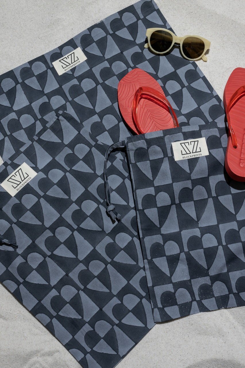 【エスゼット ブロックプリント/SZ Blockprints】のLAUNDRY BAG HEART COOKIE トラベルポーチ 人気、トレンドファッション・服の通販 founy(ファニー) 　ファッション　Fashion　レディースファッション　Fashion for Women　ポーチ&ミニバッグ　Pouches & Mini Bags　2026年　2026　トラベル　Travel, Travel Gear　ポーチ　Pouch, Small Case　モチーフ　Motif, Design Theme　夏　Summer　旅行　Travel　春　Spring　S/S・春夏　SS, Spring/Summer, Warm Season　other-2|ID: prp329100004838765 ipo3291000000035260319