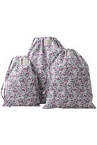 【エスゼット ブロックプリント/SZ Blockprints】のLAUNDRY BAG BLUEBERRY トラベルポーチセット グレー|ID: prp329100004838767 ipo3291000000036188943