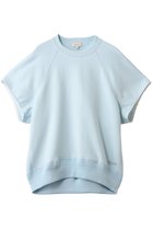 【ブラミンク/BLAMINK】の【BLMK】吊り裏毛ラグランショートスリーブ 人気、トレンドファッション・服の通販 founy(ファニー) ファッション Fashion レディースファッション Fashion for Women トップス・カットソー Cut & Sew Tops シャツ・ブラウス・オフィスカジュアル Elegant Blouses & Button-Ups ロングTシャツ・Tシャツ Longline T-Shirts & Tees カットソー・ベーシックTシャツ Cut-and-Sewn Tops / Stretch Tees & Basics 2026年 2026 ショート Short, Short Length スリーブ Sleeve, Long Sleeve / Short Sleeve ボックス Boxy, Box Shape リラックス Relax, Relaxed Fit 夏 Summer 春 Spring S/S・春夏 SS, Spring/Summer, Warm Season thumbnail ライトブルー|ID: prp329100004838768 ipo3291000000036188949