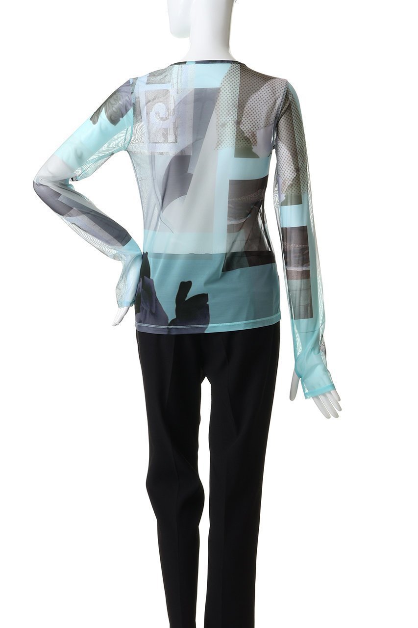 【メゾンスペシャル/MAISON SPECIAL】のPhoto Collage Mesh Tops/フォトコラージメッシュトップス 人気、トレンドファッション・服の通販 founy(ファニー) 　ファッション　Fashion　レディースファッション　Fashion for Women　トップス・カットソー　Cut & Sew Tops　シャツ・ブラウス・オフィスカジュアル　Elegant Blouses & Button-Ups　ロングTシャツ・Tシャツ　Longline T-Shirts & Tees　カットソー・ベーシックTシャツ　Cut-and-Sewn Tops / Stretch Tees & Basics　2026年　2026　インナー　Innerwear　キャミソール　Camisole, Spaghetti Strap Top　シアー　Sheer, See-Through　スリーブ　Sleeve, Long Sleeve / Short Sleeve　プリント　Print, Printed Pattern　メッシュ　Mesh, Net Fabric　ロング　Long, Long-Length　夏　Summer　春　Spring　S/S・春夏　SS, Spring/Summer, Warm Season　other-4|ID: prp329100004838770 ipo3291000000035260355