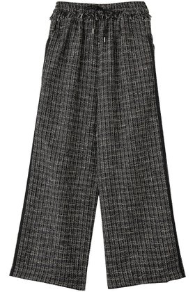 【メゾンスペシャル/MAISON SPECIAL】 Side-Lined Tweed Easy Pants/サイドラインツイードイージーパンツ人気、トレンドファッション・服の通販 founy(ファニー) ファッション Fashion レディースファッション Fashion for Women パンツ Pants & Trousers 2026年 2026 ツイード Twill, Twill Weave ロング Long, Long-Length エレガント 上品 Elegant 夏 Summer 春 Spring S/S・春夏 SS, Spring/Summer, Warm Season |ID:prp329100004838771
