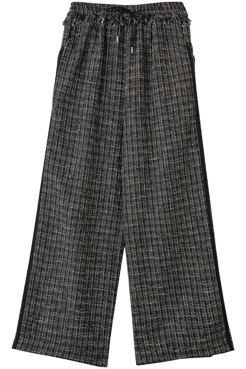 【メゾンスペシャル/MAISON SPECIAL】のSide-Lined Tweed Easy Pants/サイドラインツイードイージーパンツ インテリア・キッズ・メンズ・レディースファッション・服の通販 founy(ファニー) 　ファッション　Fashion　レディースファッション　Fashion for Women　パンツ　Pants & Trousers　2026年　2026　ツイード　Twill, Twill Weave　ロング　Long, Long-Length　エレガント 上品　Elegant　夏　Summer　春　Spring　S/S・春夏　SS, Spring/Summer, Warm Season　BLK(ブラック)|ID: prp329100004838771 ipo3291000000035260358