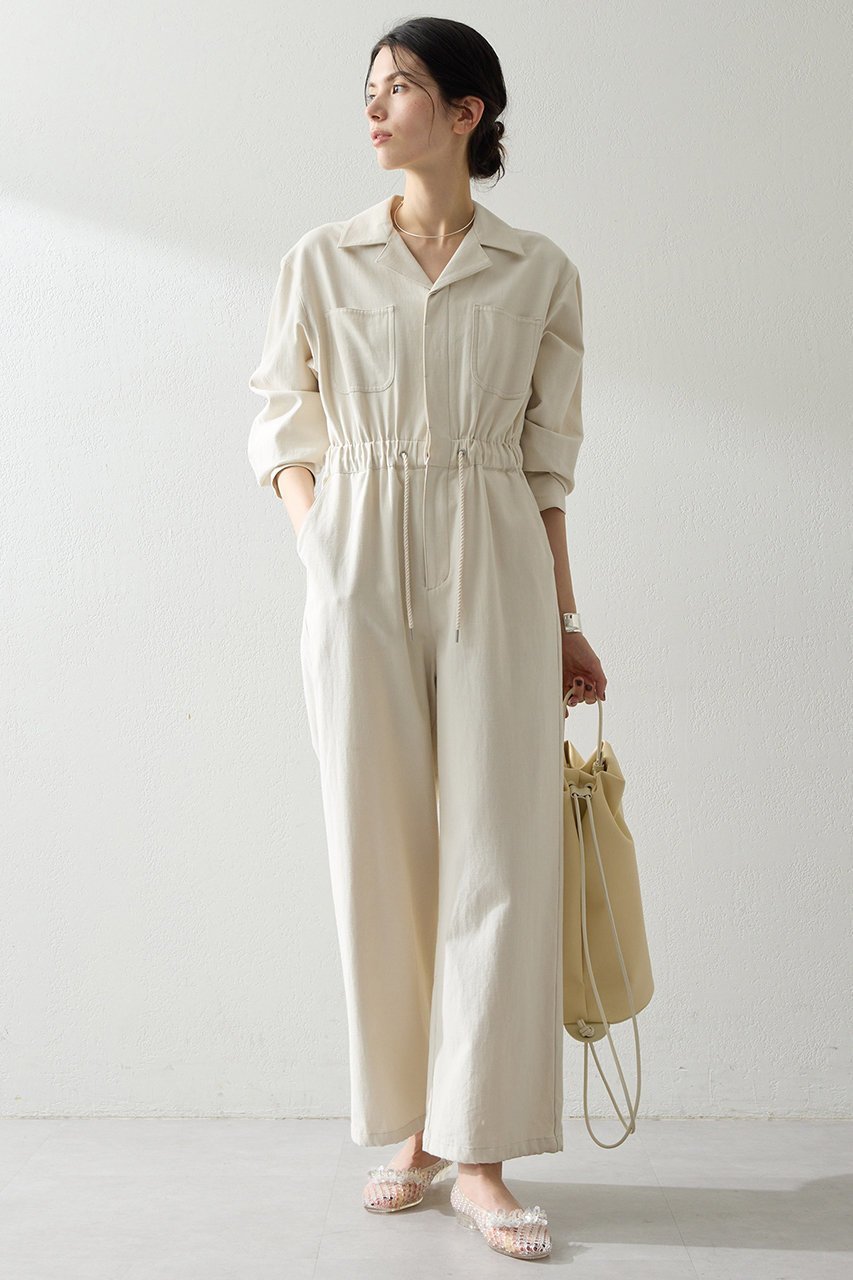 【ウィムガゼット/Whim Gazette】の【THE PAUSE】カイキンドロストジャンプスーツ 人気、トレンドファッション・服の通販 founy(ファニー) 　ファッション　Fashion　レディースファッション　Fashion for Women　パンツ　Pants & Trousers　2026年　2026　おすすめ　Recommended / Our Picks　サテン　Satin, Glossy Fabric　スーツ　Suit, Formalwear　パッチ　Patch, Appliqué　ポケット　Pocket, Pocket Detail　ヴィンテージ　Vintage Style　夏　Summer　春　Spring　S/S・春夏　SS, Spring/Summer, Warm Season　 other-1|ID: prp329100004838772 ipo3291000000036188955