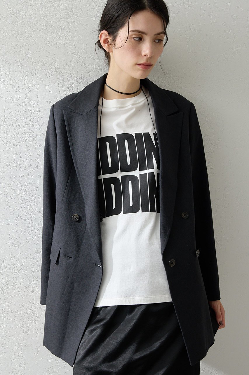 【ウィムガゼット/Whim Gazette】の【THE PAUSE】コットンリネンダブルジャケット 人気、トレンドファッション・服の通販 founy(ファニー) 　ファッション　Fashion　レディースファッション　Fashion for Women　アウター　Coat / Outerwear Collection　レディースジャケット・軽アウター　Jackets　2026年　2026　おすすめ　Recommended / Our Picks　ジャケット　Jacket, Outerwear　スタイリッシュ　Stylish, Fashionable　セットアップ　Set-Up, Coordinated Outfit　ダブル　Double, Double-Breasted　ボックス　Boxy, Box Shape　夏　Summer　定番　Standard, Basic Item　春　Spring　S/S・春夏　SS, Spring/Summer, Warm Season　 other-1|ID: prp329100004838773 ipo3291000000035260374