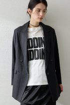 【ウィムガゼット/Whim Gazette】の【THE PAUSE】コットンリネンダブルジャケット 人気、トレンドファッション・服の通販 founy(ファニー) ファッション Fashion レディースファッション Fashion for Women アウター Coat / Outerwear Collection レディースジャケット・軽アウター Jackets 2026年 2026 おすすめ Recommended / Our Picks ジャケット Jacket, Outerwear スタイリッシュ Stylish, Fashionable セットアップ Set-Up, Coordinated Outfit ダブル Double, Double-Breasted ボックス Boxy, Box Shape 夏 Summer 定番 Standard, Basic Item 春 Spring S/S・春夏 SS, Spring/Summer, Warm Season thumbnail ブラック|ID: prp329100004838773 ipo3291000000035260375