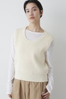 【ウィムガゼット/Whim Gazette】の【THE PAUSE】両畦ノースリーブニット 人気、トレンドファッション・服の通販 founy(ファニー) ファッション Fashion レディースファッション Fashion for Women トップス・カットソー Cut & Sew Tops ニット Knit Tops & Sweaters キャミソール&ノースリーブ Camisoles & Sleeveless Tops カジュアルプルオーバー・ニットトップス Pullovers & Knit Tops / Casual Pullovers 2026年 2026 おすすめ Recommended / Our Picks インナー Innerwear カットソー Cut and Sewn Top コンパクト Compact, Small Size ノースリーブ Sleeveless, No-Sleeve ボトム Bottoms, Lower Wear ミドル Middle Length, Mid Height 夏 Summer 春 Spring S/S・春夏 SS, Spring/Summer, Warm Season 畦 Ribbed Knit |ID:prp329100004838776