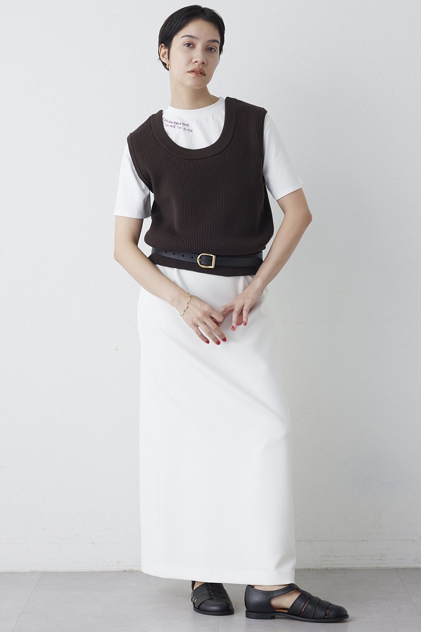 【ウィムガゼット/Whim Gazette】の【THE PAUSE】両畦ノースリーブニット 人気、トレンドファッション・服の通販 founy(ファニー) 　ファッション　Fashion　レディースファッション　Fashion for Women　トップス・カットソー　Cut & Sew Tops　ニット　Knit Tops & Sweaters　キャミソール&ノースリーブ　Camisoles & Sleeveless Tops　カジュアルプルオーバー・ニットトップス　Pullovers & Knit Tops / Casual Pullovers　2026年　2026　おすすめ　Recommended / Our Picks　インナー　Innerwear　カットソー　Cut and Sewn Top　コンパクト　Compact, Small Size　ノースリーブ　Sleeveless, No-Sleeve　ボトム　Bottoms, Lower Wear　ミドル　Middle Length, Mid Height　夏　Summer　春　Spring　S/S・春夏　SS, Spring/Summer, Warm Season　畦　Ribbed Knit　other-5|ID: prp329100004838776 ipo3291000000036092048